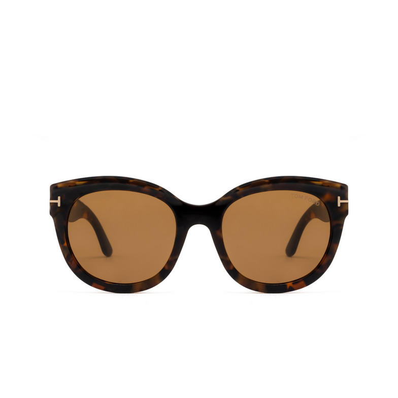 Occhiali da sole Tom Ford TAMARA-02 52E dark havana - 1/4