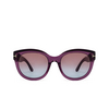 Occhiali da sole Tom Ford TAMARA-02 80Z shiny lilac - anteprima prodotto 1/4