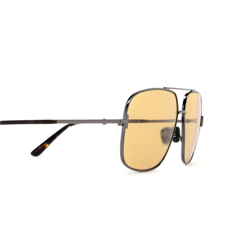 Tom Ford TEX Sunglasses 08E shiny gunmetal - 3/4