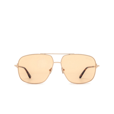Tom Ford TEX Sunglasses 28E shiny rose gold - front view