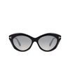 Occhiali da sole Tom Ford TONI 01C shiny black - anteprima prodotto 1/4