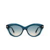 Tom Ford TONI Sunglasses 92P shiny blue - product thumbnail 1/4