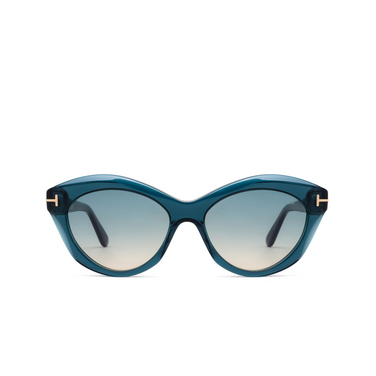 Lunettes de soleil Tom Ford TONI 92P shiny blue - Vue de face