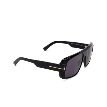 Tom Ford TURNER 01A shiny black - Vue trois quarts