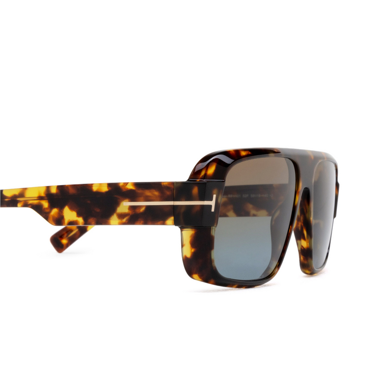 Occhiali da sole Tom Ford TURNER 52F dark havana - 3/4