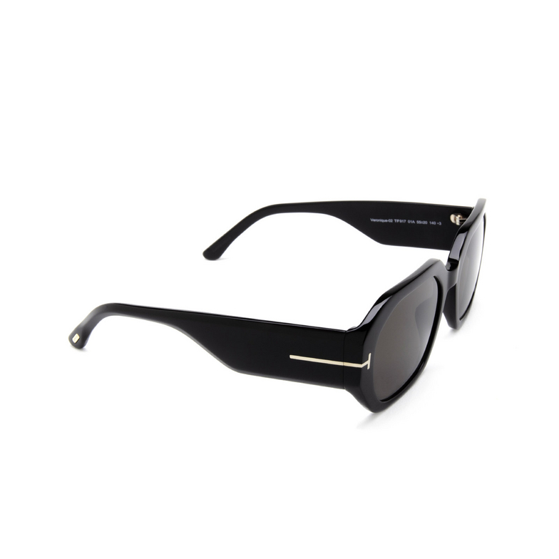 Lunettes de soleil Tom Ford VERONIQUE-02 01A black - 2/4