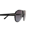 Tom Ford VINCENZO Sunglasses 01B shiny black - product thumbnail 3/4