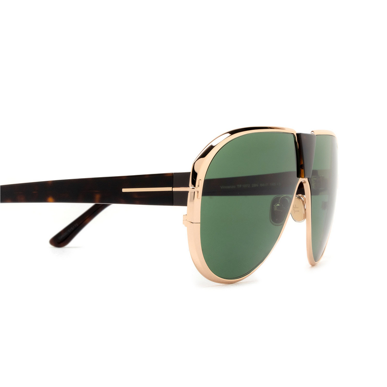 Lunettes de soleil Tom Ford VINCENZO 28N rose gold - 3/4