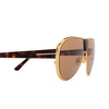 Gafas de sol Tom Ford VINCENZO 30E shiny gold - Miniatura del producto 3/4