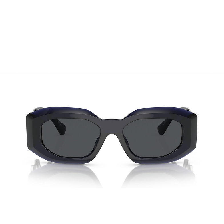 Gafas de sol Versace Maxi Medusa Biggie 512587 transparent blue - 1/4