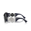 Gafas de sol Versace Maxi Medusa Biggie 512587 transparent blue - Miniatura del producto 3/4
