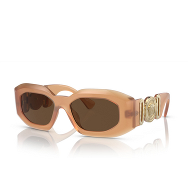 Versace Maxi Medusa Biggie Sunglasses 546773 opaline beige - three-quarters view