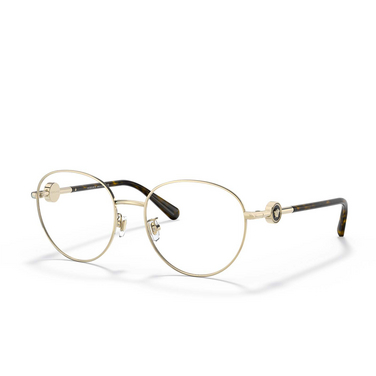 Gafas graduadas Versace VE1273D 1002 gold - Vista tres cuartos