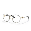 Gafas graduadas Versace VE1273D 1433 gold / black - Miniatura del producto 2/4