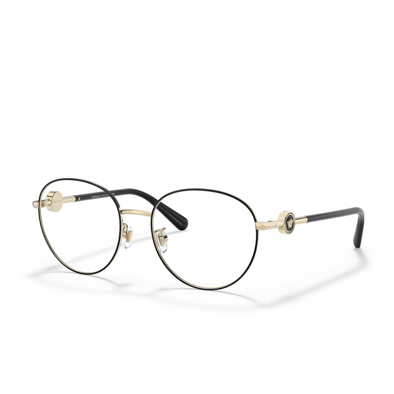 Versace VE1273D Eyeglasses 1433 gold / black - 2/4