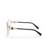 Occhiali da vista Versace VE1273D 1433 gold / black - anteprima prodotto 3/4