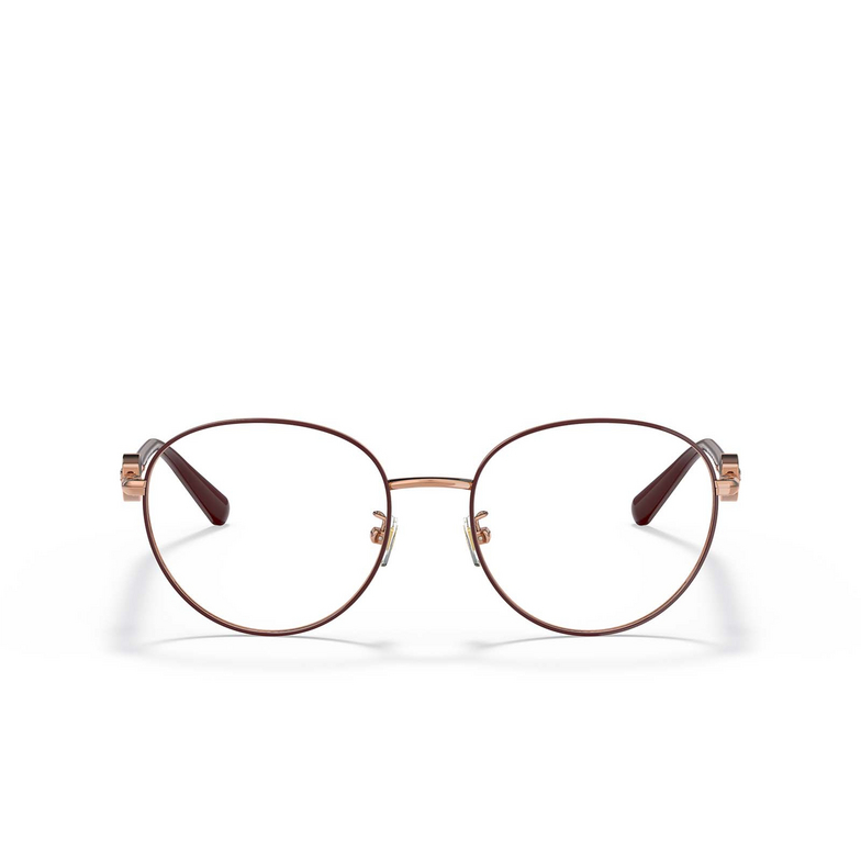 Versace VE1273D Eyeglasses 1467 rose gold / bordeaux - 1/4