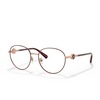 Versace VE1273D Eyeglasses 1467 rose gold / bordeaux - product thumbnail 2/4