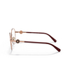 Versace VE1273D Eyeglasses 1467 rose gold / bordeaux - product thumbnail 3/4