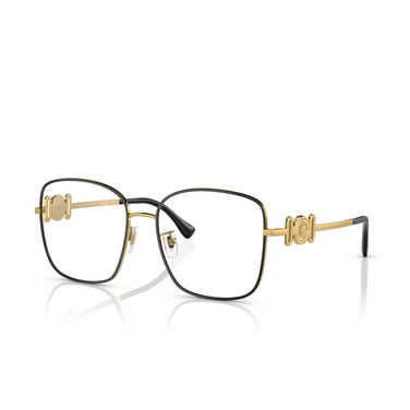 Gafas graduadas Versace VE1286D 1443 gold - Vista tres cuartos