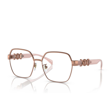 Versace VE1291D Korrektionsbrillen 1412 rose gold - Dreiviertelansicht