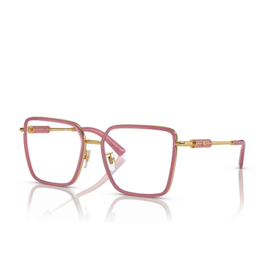 Versace VE1294D Korrektionsbrillen 1510 opal bordeaux - Dreiviertelansicht
