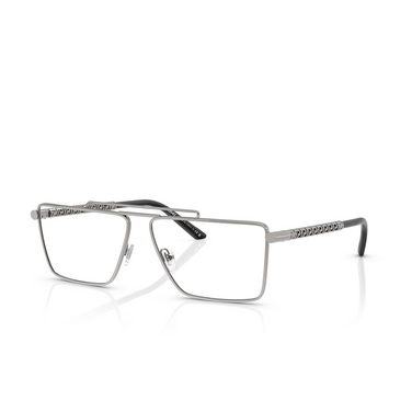 Versace VE1295 Korrektionsbrillen 1001 gunmetal - Dreiviertelansicht