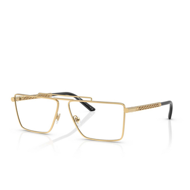 Versace VE1295 Korrektionsbrillen 1002 gold - Dreiviertelansicht