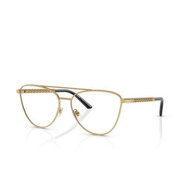 Versace VE1296 Korrektionsbrillen 1002 gold - Dreiviertelansicht