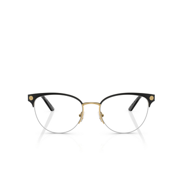 Versace VE1297 Eyeglasses 1516 gold / matte black - front view