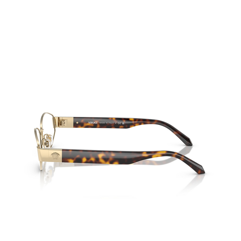 Versace VE1298 Eyeglasses 1252 pale gold - 3/4