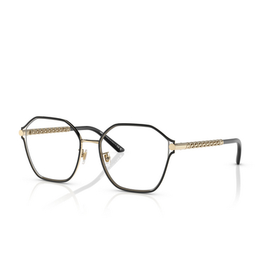 Versace VE1299D Eyeglasses 1425 pale gold - three-quarters view