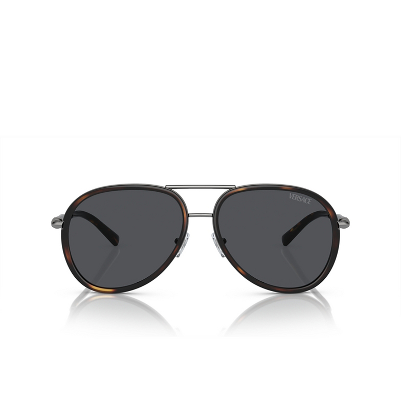 Versace VE2260 Sunglasses 100187 havana - 1/4