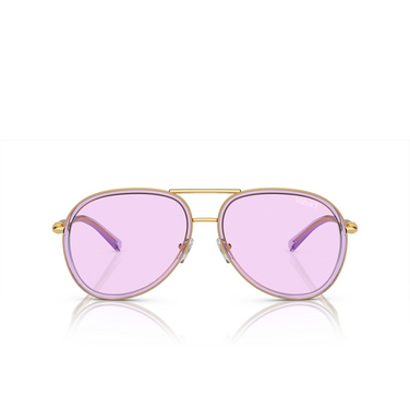 Gafas de sol Versace VE2260 10021A lilac transparent - Vista delantera