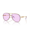 Versace VE2260 Sunglasses 10021A lilac transparent - product thumbnail 2/4