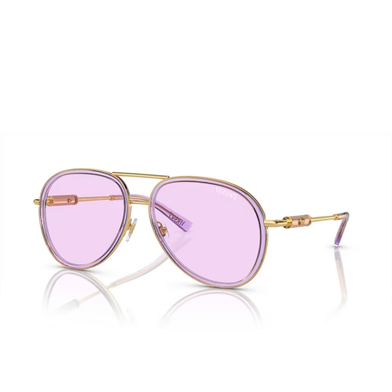 Gafas de sol Versace VE2260 10021A lilac transparent - 2/4