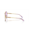 Occhiali da sole Versace VE2260 10021A lilac transparent - anteprima prodotto 3/4