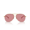Versace VE2260 Sunglasses 100284 pink transparent - product thumbnail 1/4