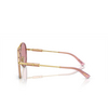 Occhiali da sole Versace VE2260 100284 pink transparent - anteprima prodotto 3/4