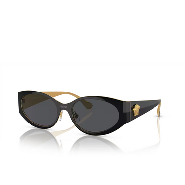 Versace VE2263 Sunglasses 143387 black - three-quarters view