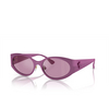Versace VE2263 Sunglasses 1503AK metallic fuxia - product thumbnail 2/4