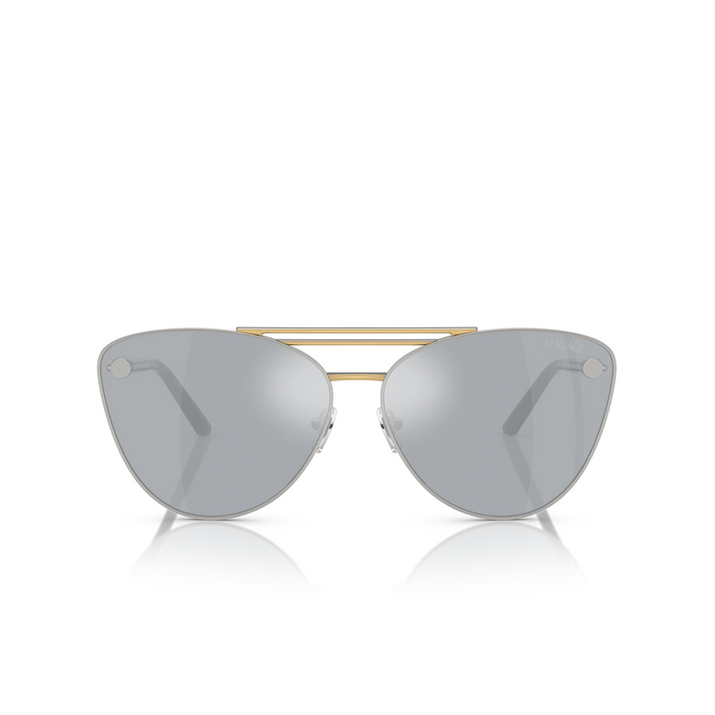 Versace VE2267 Sunglasses 15141U silver / gold - 1/4