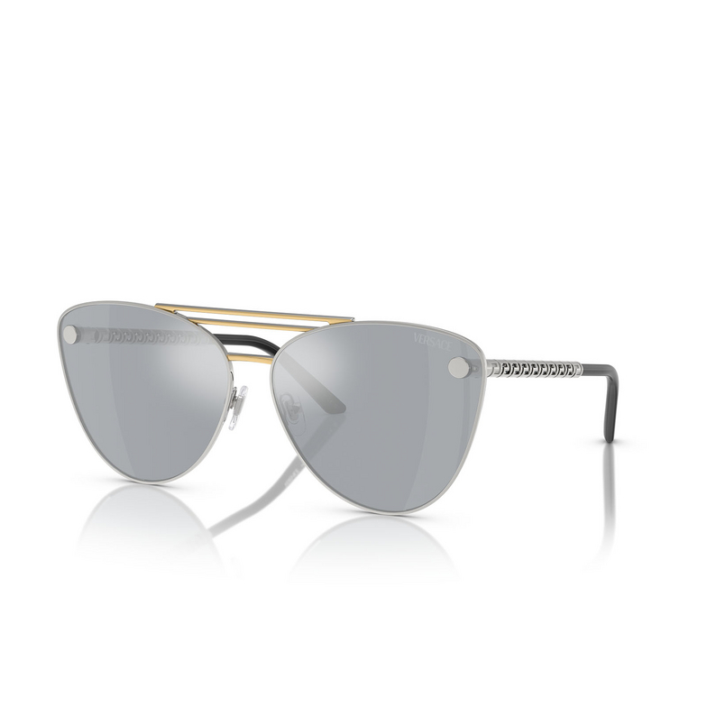Versace VE2267 Sunglasses 15141U silver / gold - 2/4