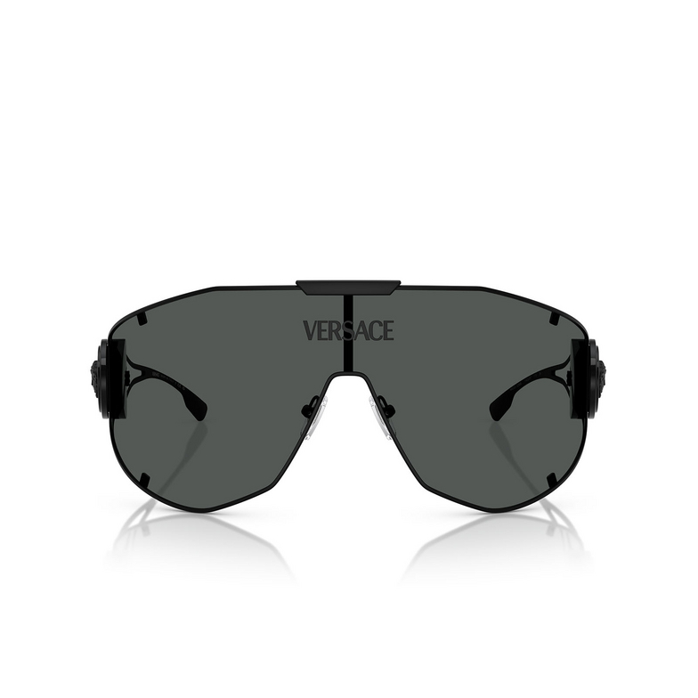 Lunettes de soleil Versace VE2268 143387 matte black - 1/4