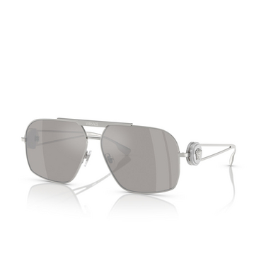 Versace VE2269 Sunglasses 10006G silver - three-quarters view
