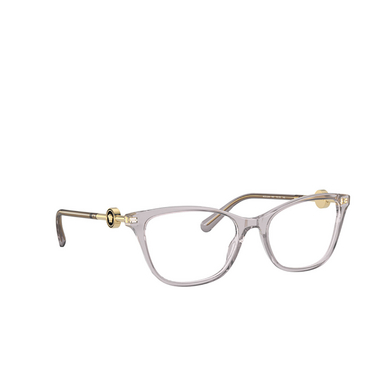 Gafas graduadas Versace VE3293 593 transparent grey - Vista tres cuartos