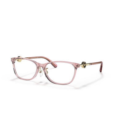 Occhiali da vista Versace VE3297D 5322 transparent pink - tre quarti