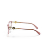 Versace VE3297D Korrektionsbrillen 5322 transparent pink - Produkt-Miniaturansicht 3/4