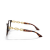 Occhiali da vista Versace VE3302D 108 havana - anteprima prodotto 3/4