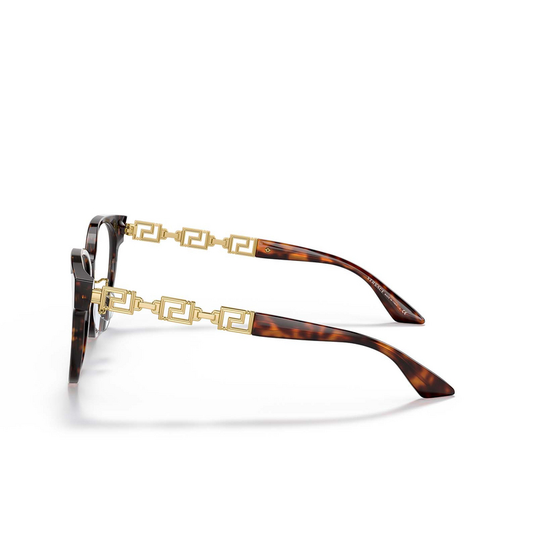 Versace VE3302D Eyeglasses 108 havana - 3/4